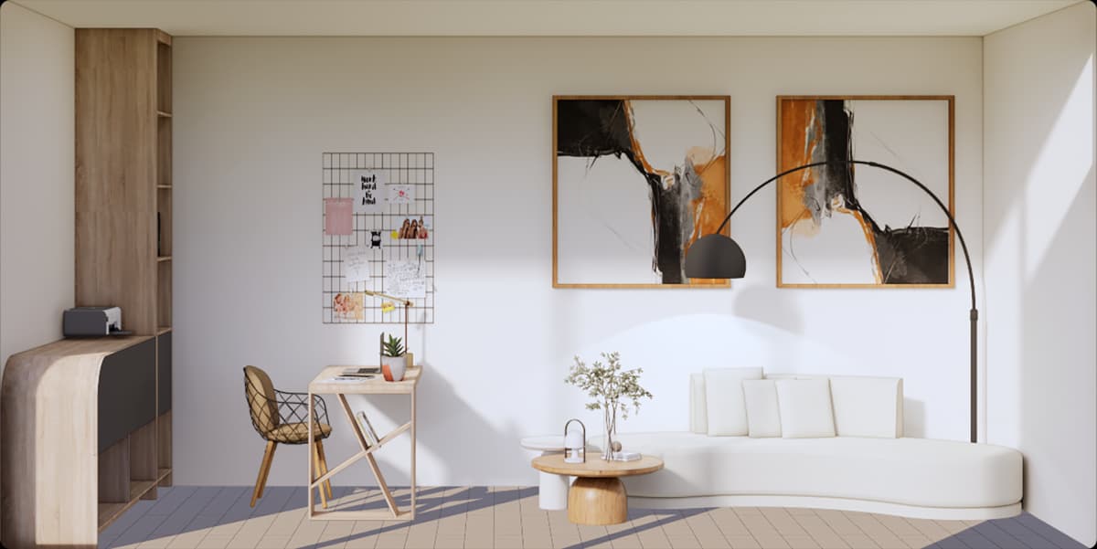 Home Office - Interior View