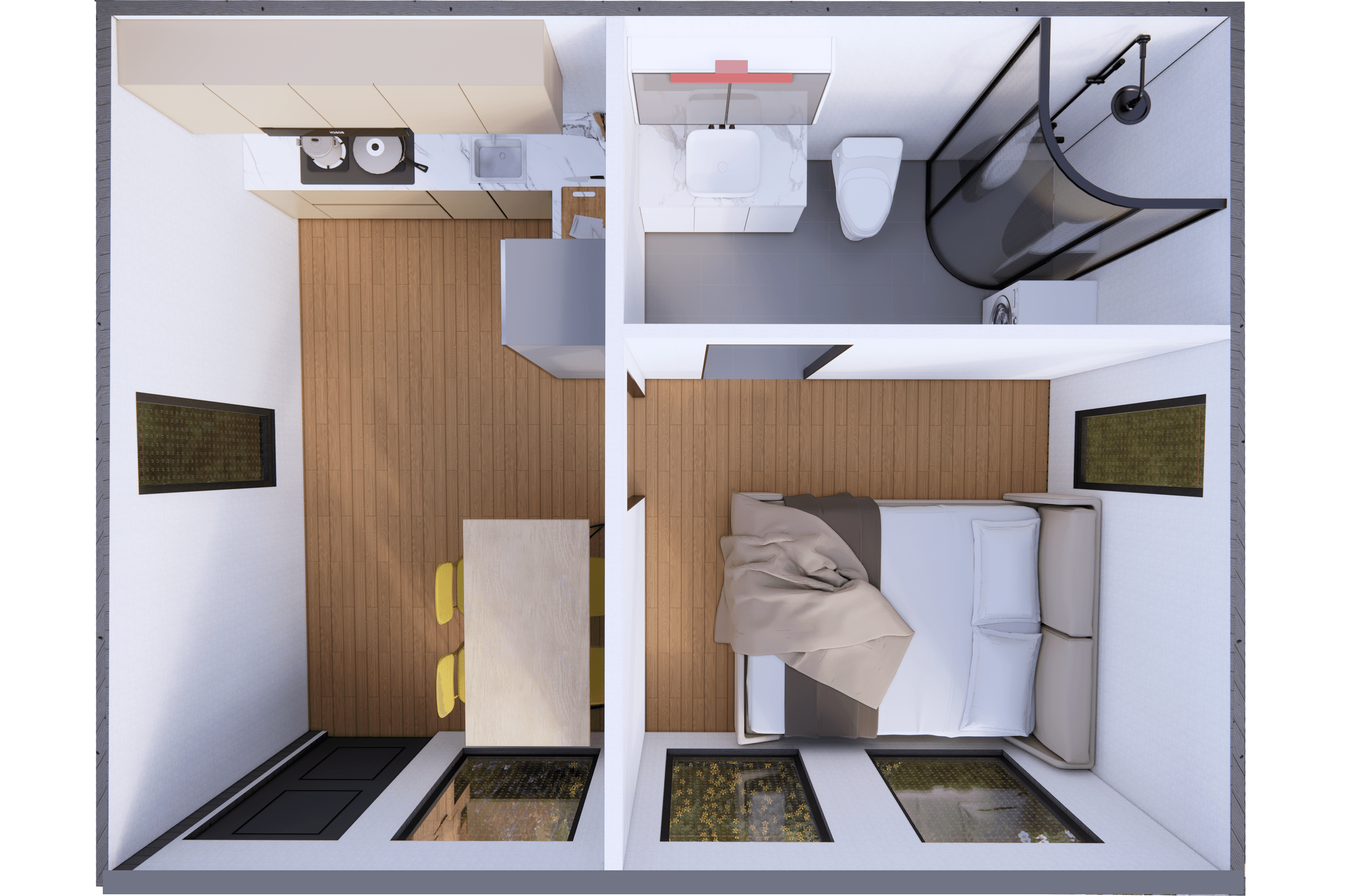 1 Bedroom - Floor Plan