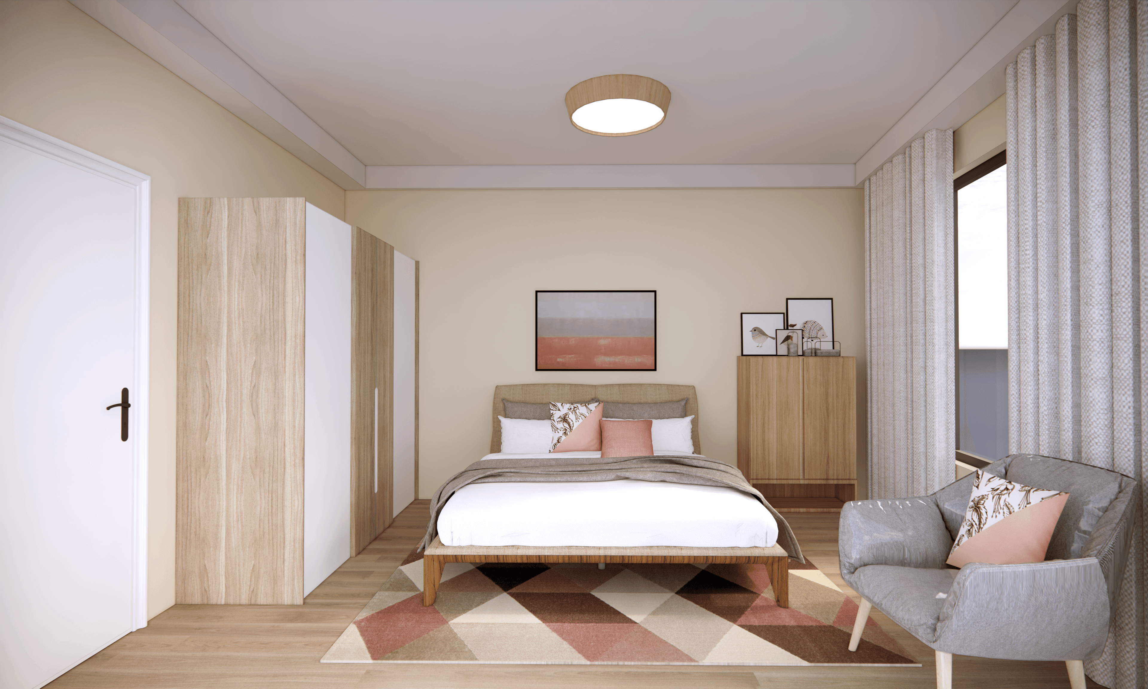 Laneway Dual 1 Bedroom Units - Bedroom
