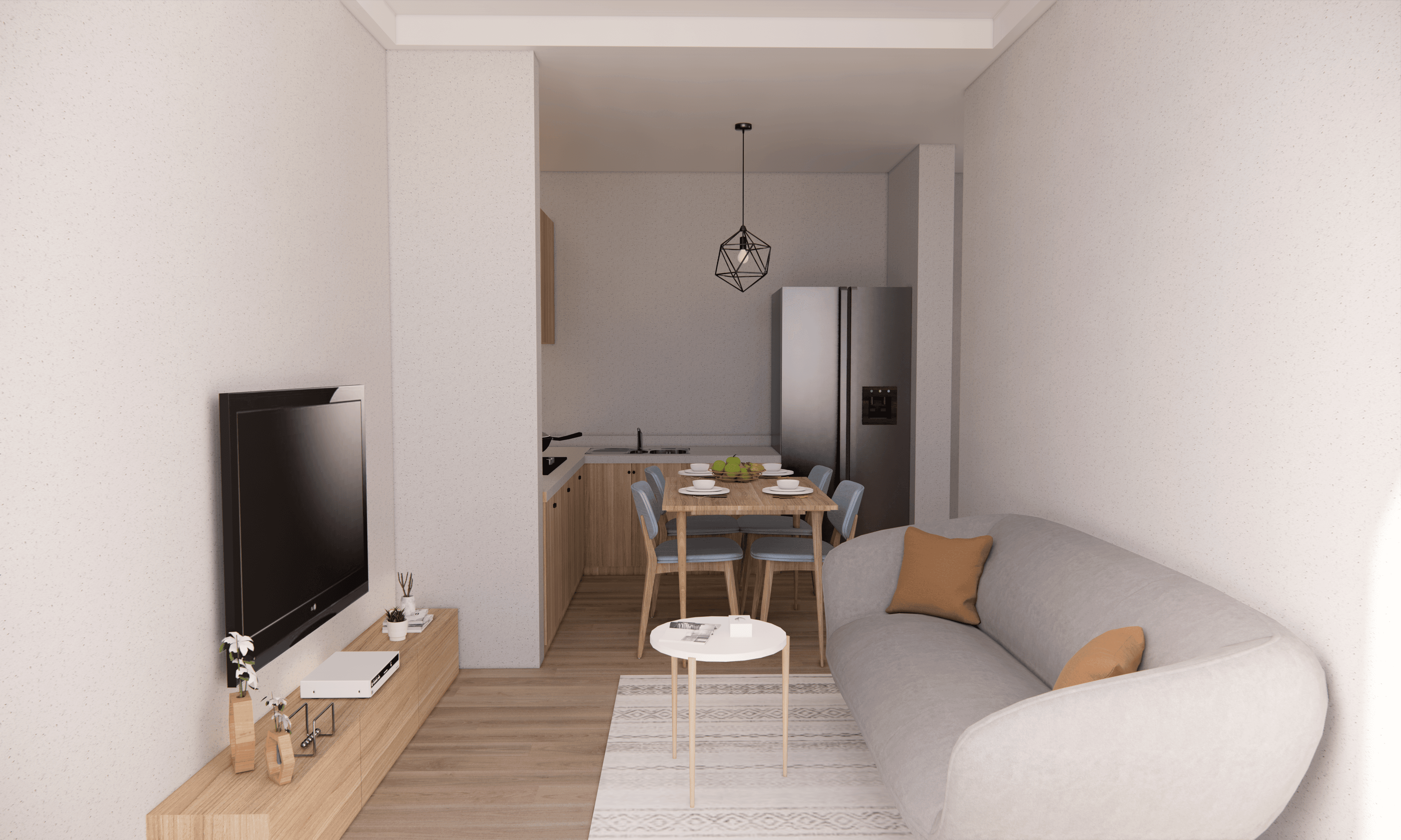 2 Bedroom - Living Room